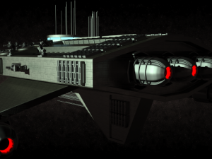 spaceship 3D मॉडल