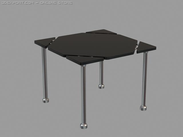 modern table 3Dモデル .c4d .max .obj .3ds .fbx .stl .blend 