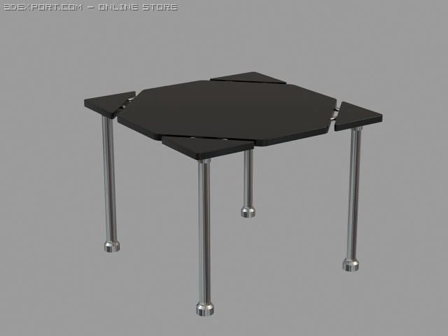 modern table 3D Model .c4d .max .obj .3ds .fbx .stl .blend 