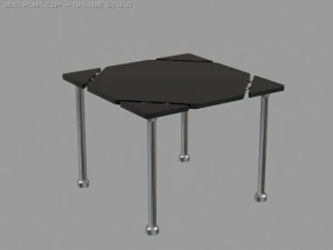 现代桌子 3D 模型