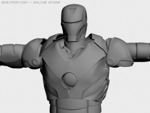 ironman Modelo 3D