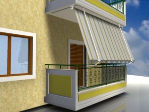greek classic awning 3D Model