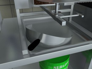 greek commercial kitchen Modello 3D