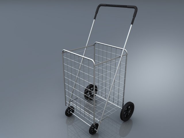 greek shopping cart Model 3D .c4d .max .obj .3ds .fbx .stl .blend 