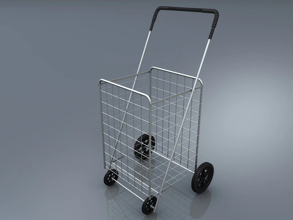 greek shopping cart 3D Model .c4d .max .obj .3ds .fbx .stl .blend
