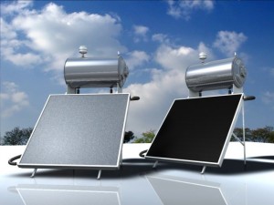 solar water heater Modelo 3D