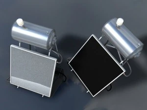 solar water heater 3D Model