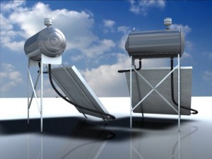 solar water heater Modèle 3D