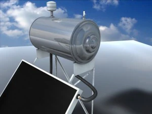 solar water heater 3D Model