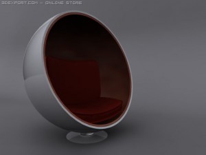 modern chair Modello 3D