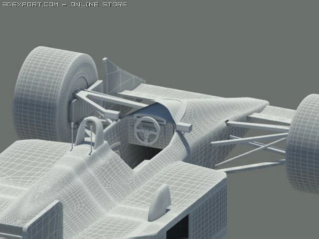 mclaren mp44 3D Model .c4d .max .obj .3ds .fbx .stl .blend