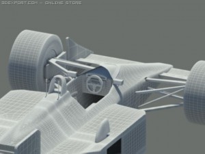 mclaren mp44 3D 模型