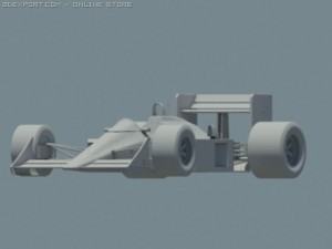 mclaren mp44 Model 3D