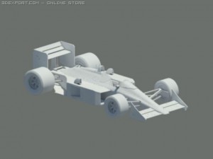 mclaren mp44 Model 3D