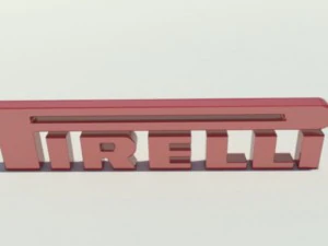 Pirelli-Logo 3D Modell