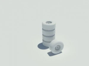 pirelli f1 tyre 3D Model