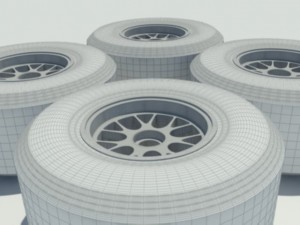 pirelli f1 tyre 3D Model