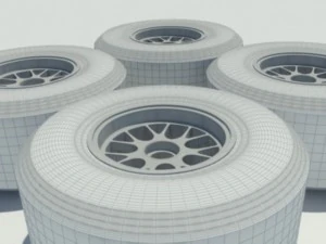 pirelli f1 tyre 3D Model
