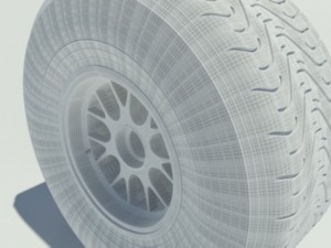 pirelli intermediate tyre 3D Model