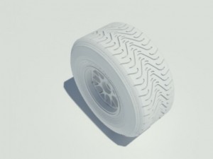 pirelli intermediate tyre 3D-Modell