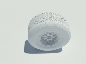 pirelli intermediate tyre 3D-Modell