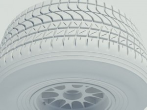 pirelli wet tyre 3D Model