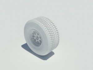 pirelli wet tyre Model 3D