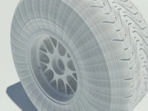 pirelli tyre set 3D Model