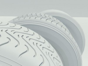 pirelli tyre set 3D Model