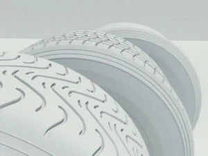 pirelli tyre set 3D Model