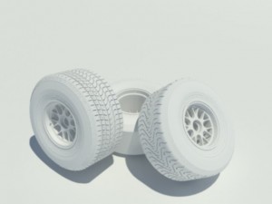 pirelli tyre set 3D Model