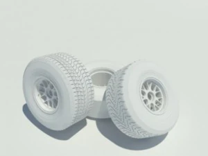 pirelli tyre set 3D Model