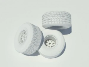 pirelli tyre set 3D Model