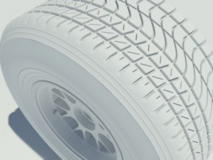pirelli tyre set 3D Model