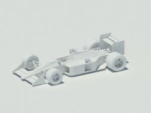 mclaren mp44 f1 car set 3D Model