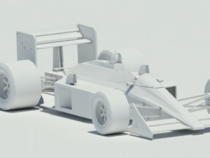 mclaren mp44 f1 car set Model 3D
