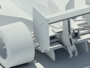 mclaren mp44 f1 car set Model 3D