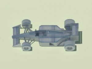 mclaren mp44 f1 car set Model 3D
