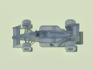 mclaren mp44 f1 car set 3D Model