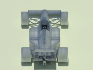 mclaren mp44 f1 car set 3D Model