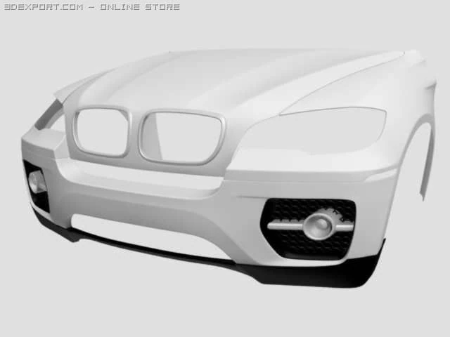 bmw x6 part1 3D Model .c4d .max .obj .3ds .fbx .stl .blend 