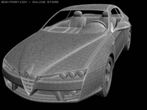 alfa brera Modèle 3D