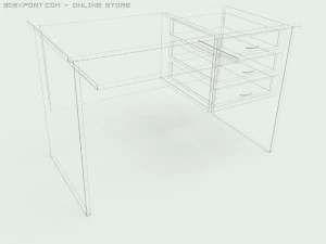 office desk 3D Model
