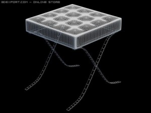 modern chair 3D मॉडल