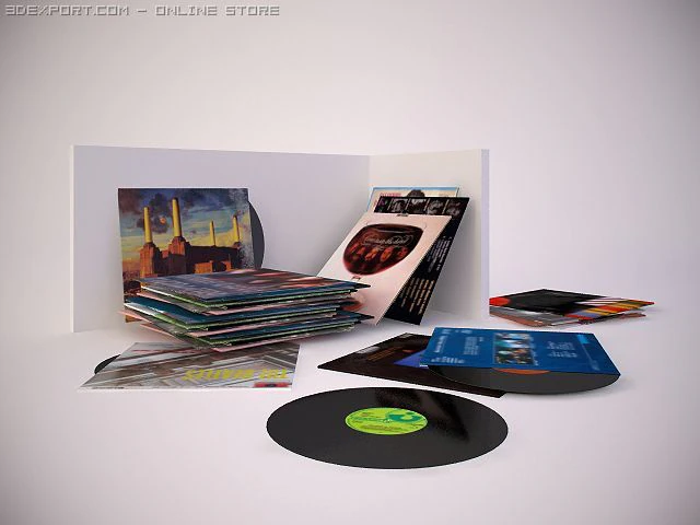 vinyl 3D Model .c4d .max .obj .3ds .fbx .stl .blend