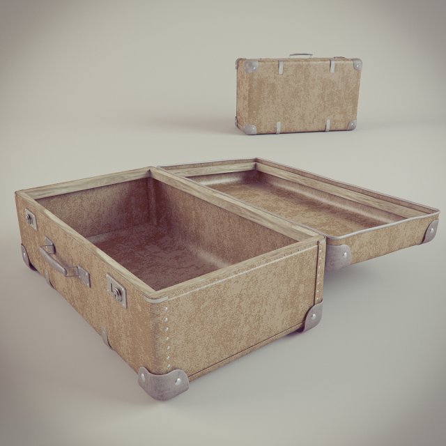 suitcase 3D Модель .c4d .max .obj .3ds .fbx .stl .blend 