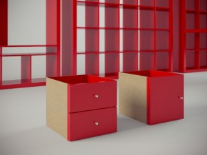 ikea expedit 3D 模型