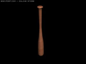 base ball bat base balltennis ball 3D Model