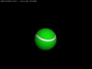 base ball bat base balltennis ball 3D Model