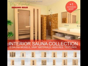 sauna collection 3D Model